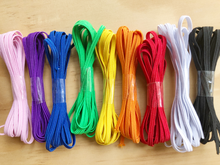 Rainbow Pack 3mm Braided Flat Elastic (9 x 2 Metre Cuts)