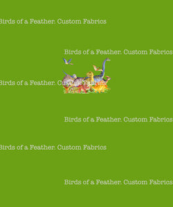 Dino Friends - Bright Green Panel (Baby/Toddler Image size)