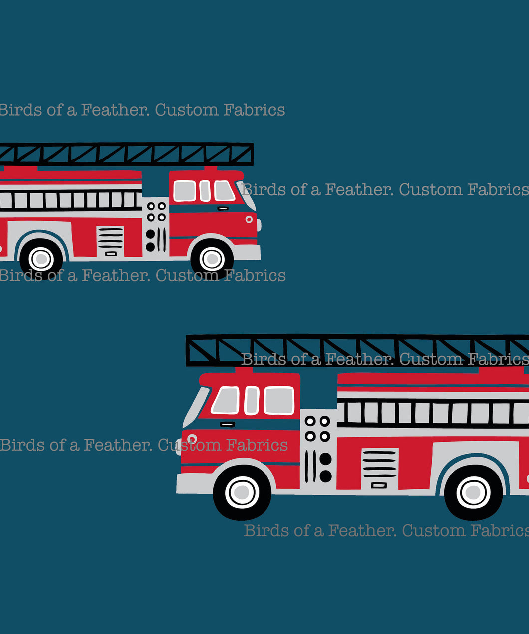 Fire Truck Panel - Petrol