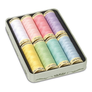 Gutermann Sew-all 100MT Nostalgic Box 8 Reels - Pastel - 40% OFF!