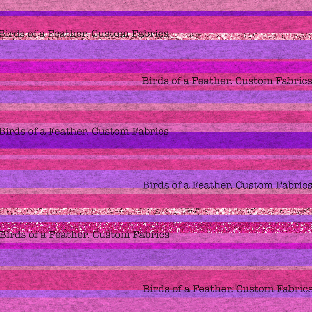 BOAF Printed Heathered Stripes - Pink *Pre-Order