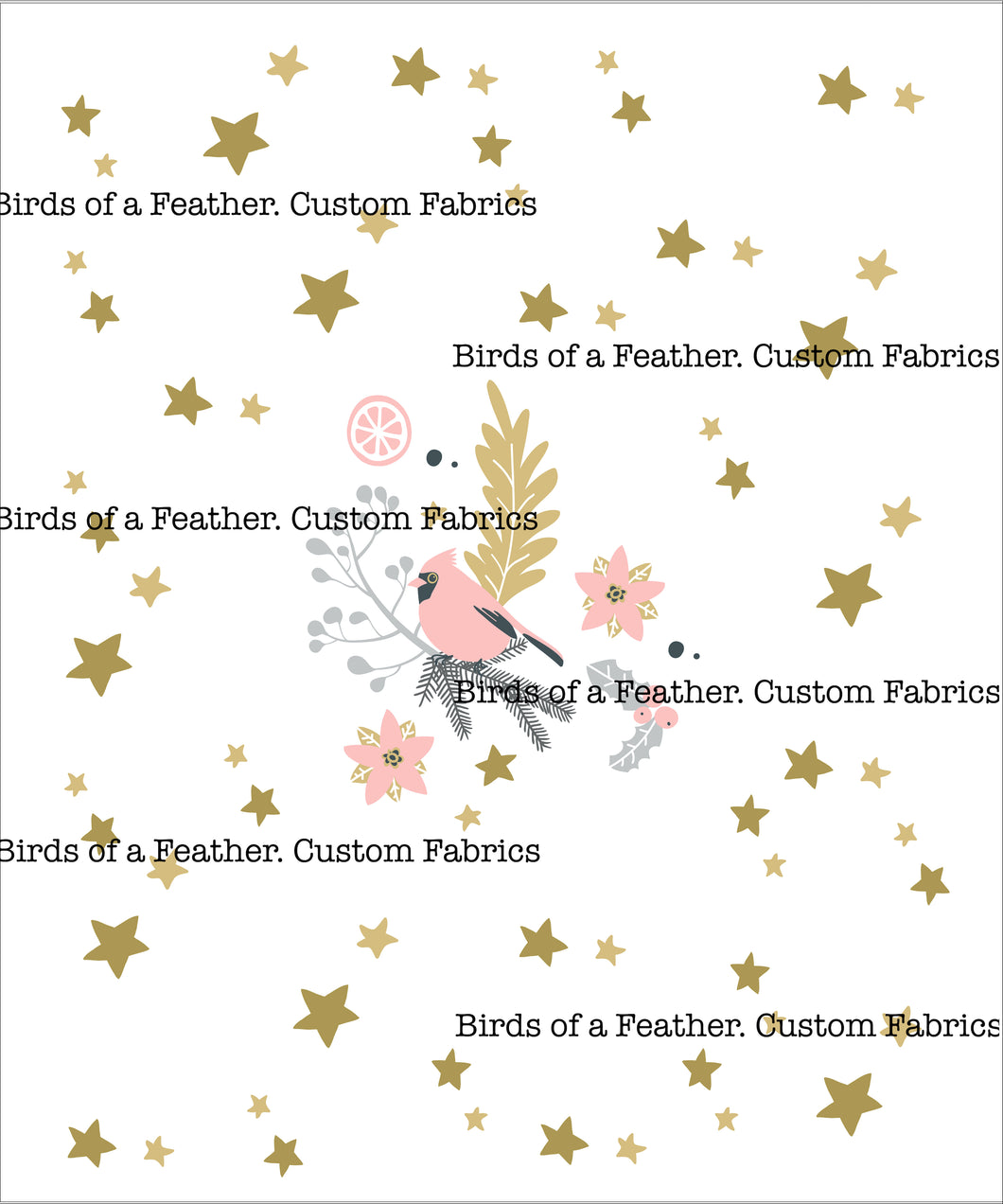 Holiday Birds Panel