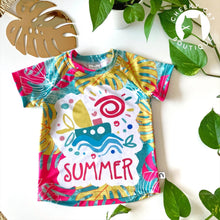 Summer Monstera Leaves Panel